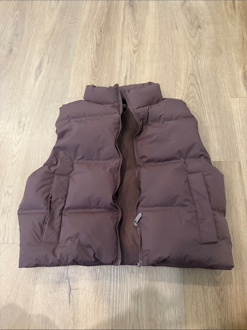 nuuds Brown Puffer Vest